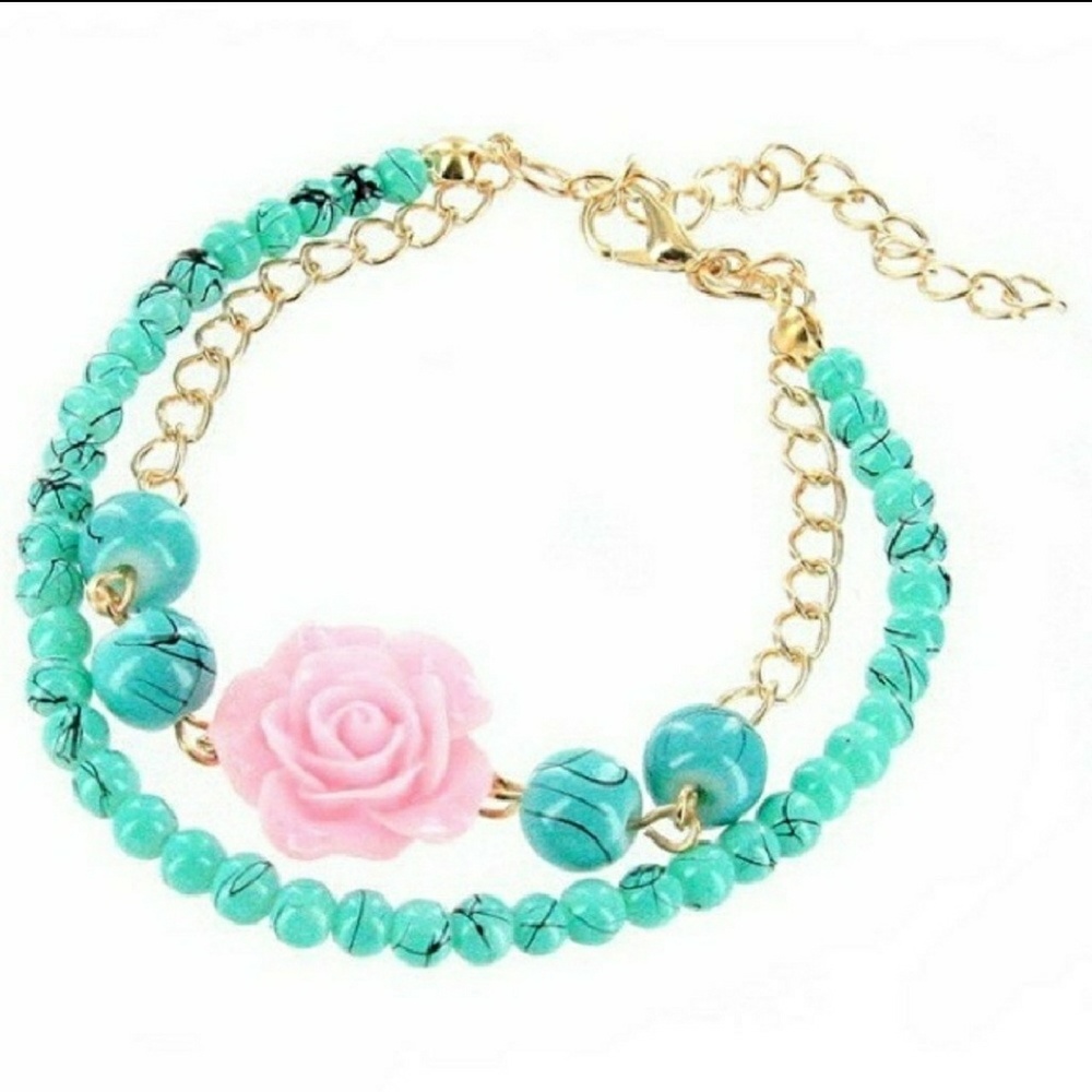 Beautiful Pastel Rose Bracelets !! SALE!!