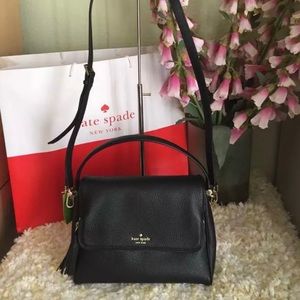 KATE SPADE Miri Chester street Black Satchel NWT