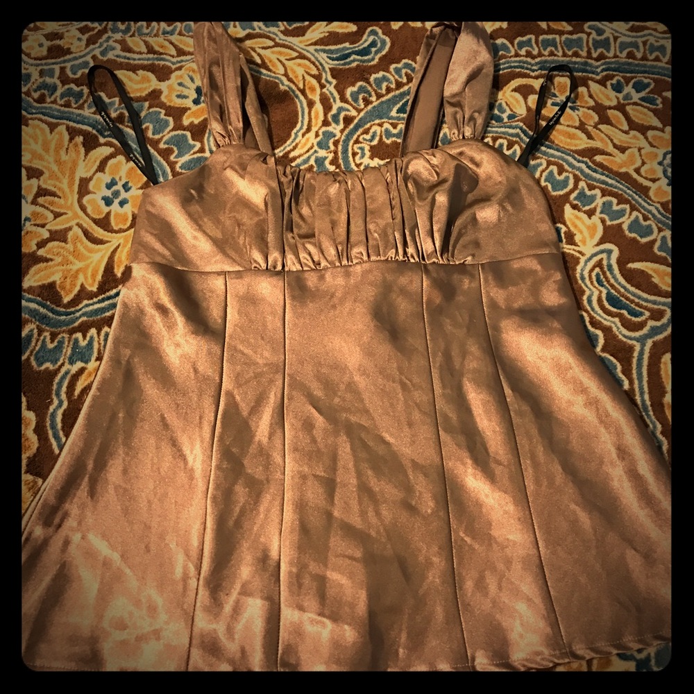 Shiny Metallic top