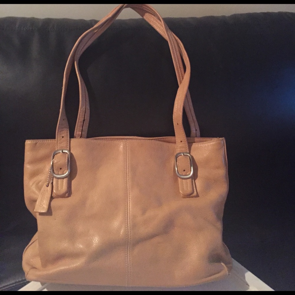 Tignanello tan handbag