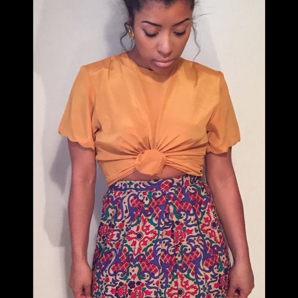 Abstract Printed Skirt - Picture 2 of 3