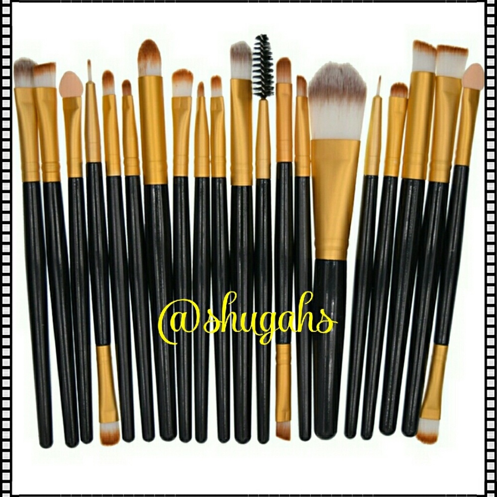 20 pc Makeup Brush Set