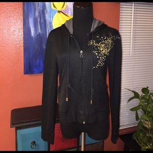 Baby Phat fitted black hoodie..