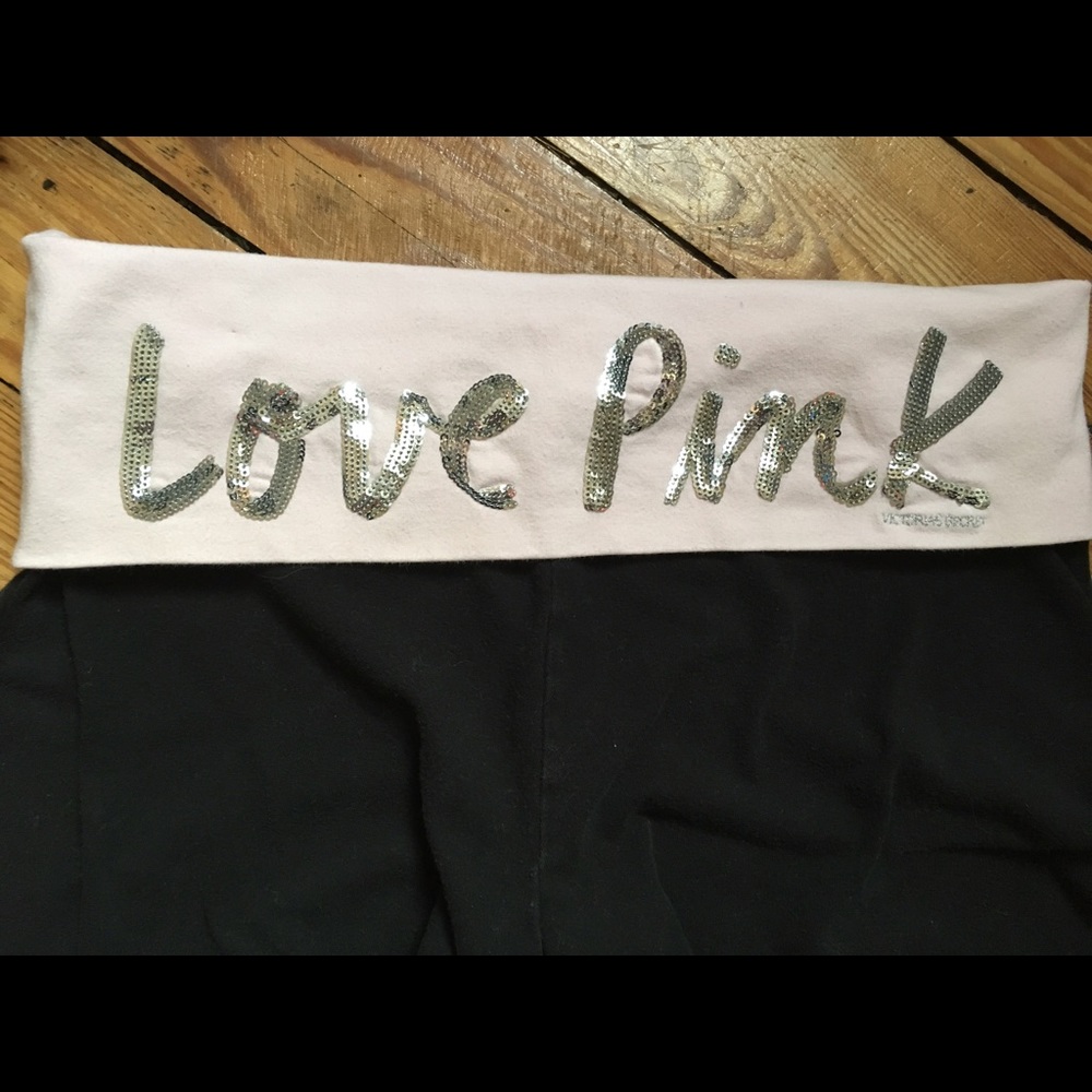Victoria's Secret "Love Pink" 3/4 Capri Leggings - Picture 1 of 2
