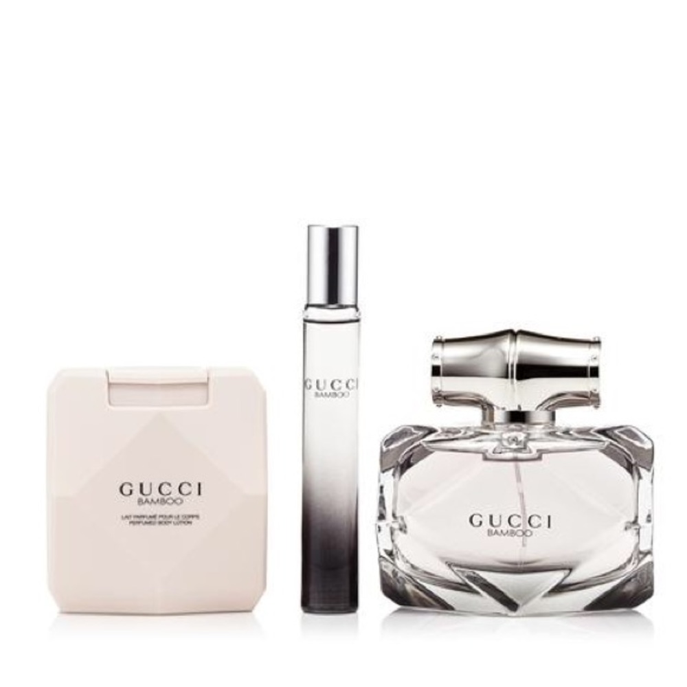 GUCCI Bamboo Eau de Parfum, Lotion, Rollerball Set