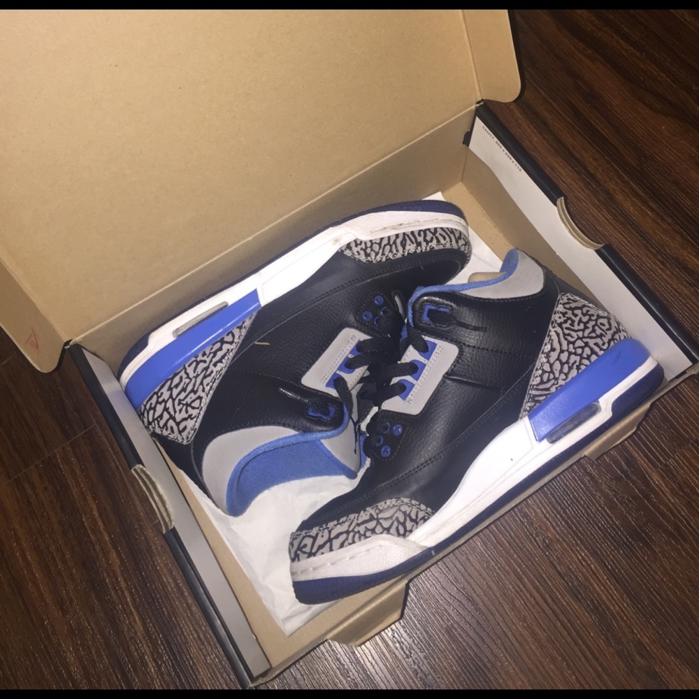Air Jordan 3 Sport Blues 7y