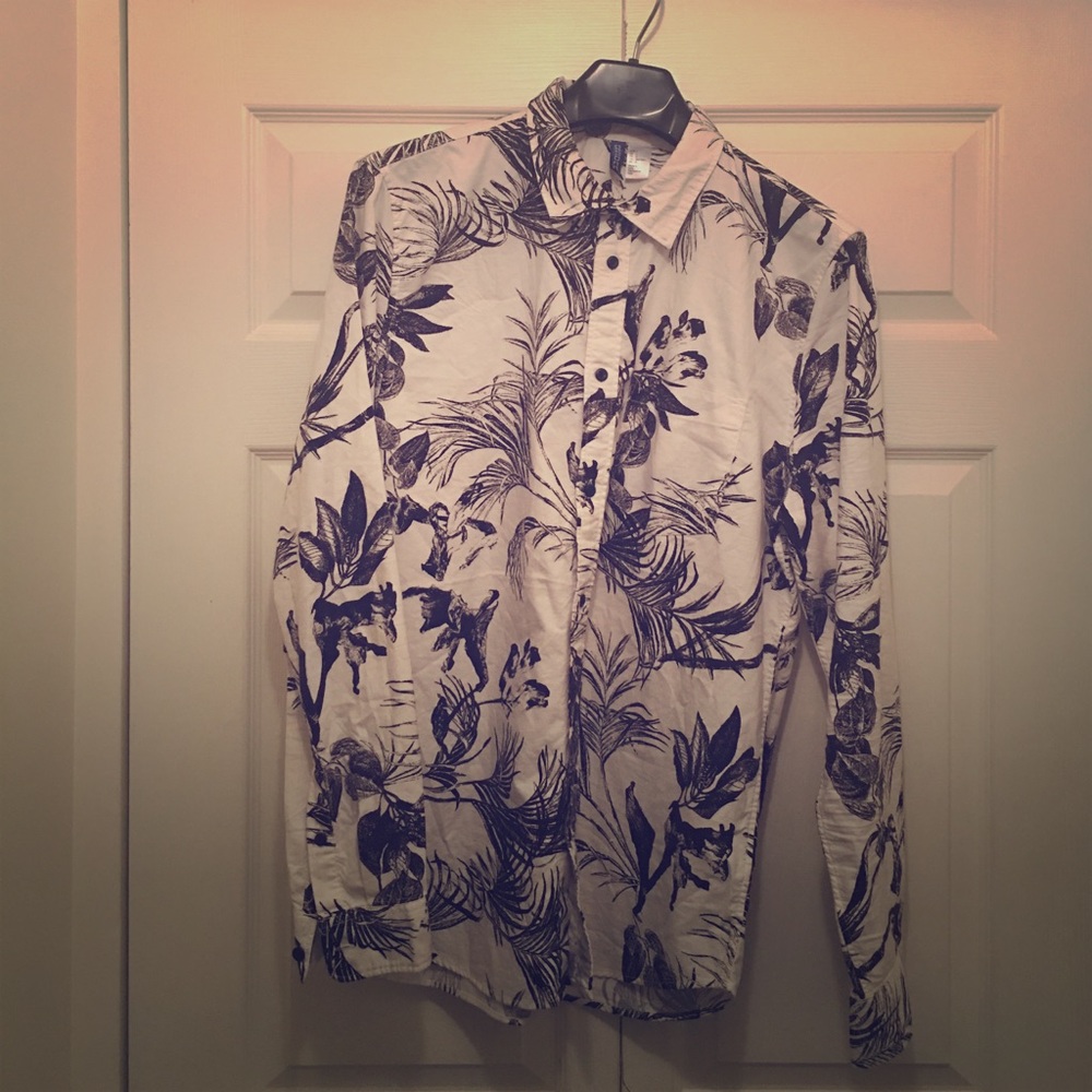Divided Floral Shirt