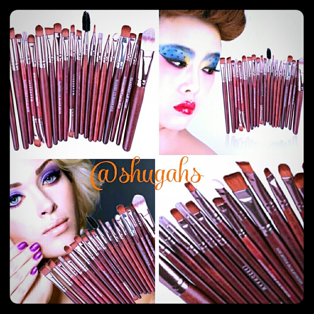 20pc makeup brush set