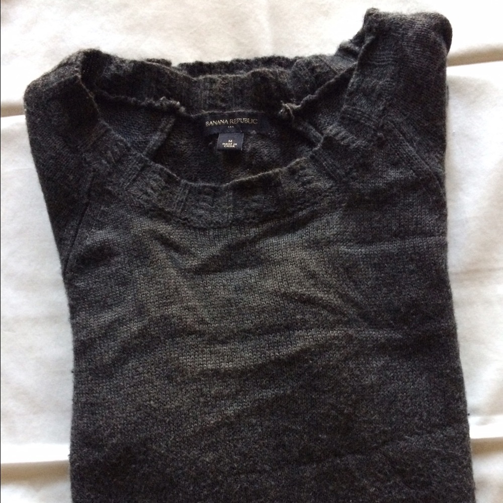 Grey Banana Republic tunic sweater size Medium