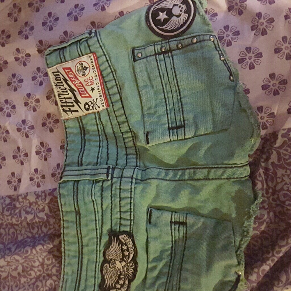 Size 23 Affliction shorts