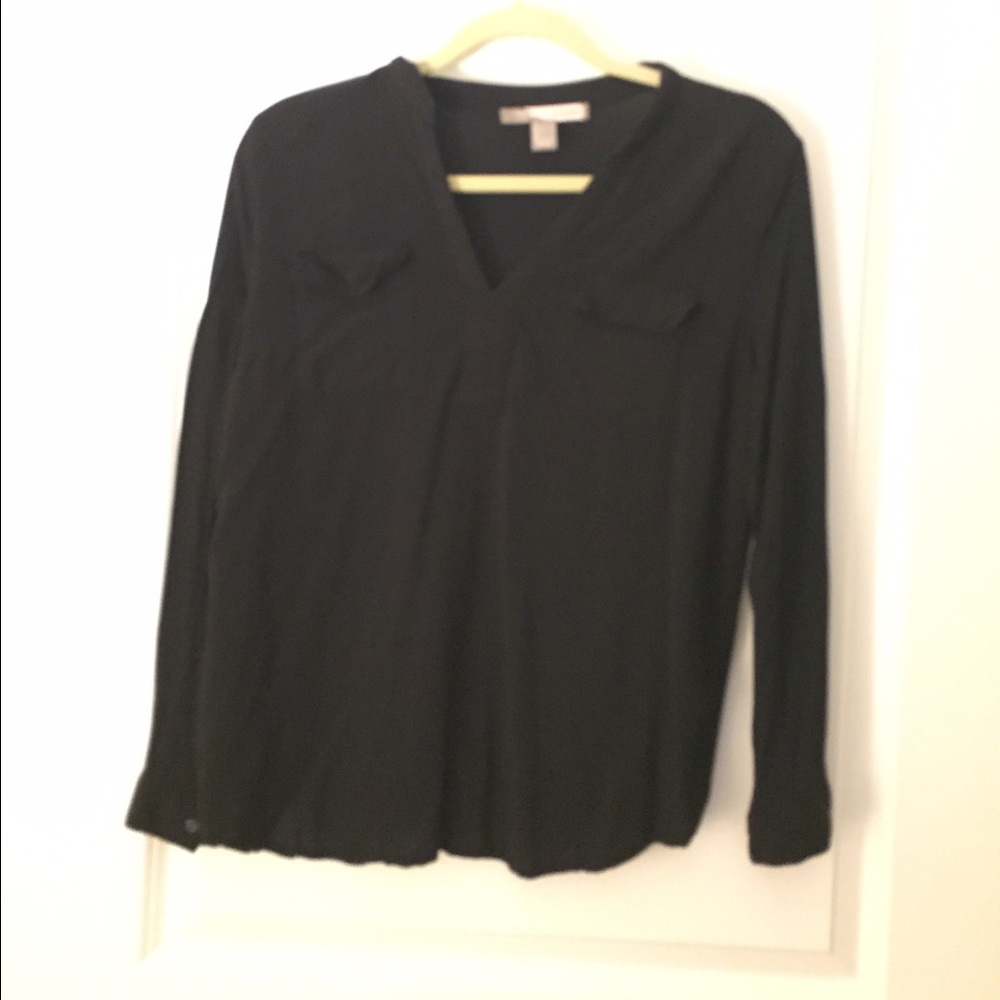 Basic black blouse