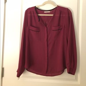 Maroon blouse