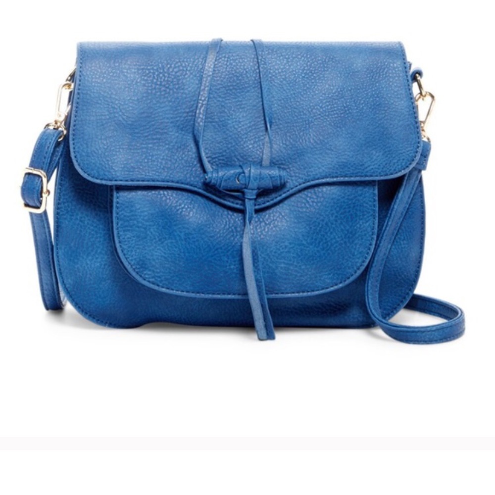 Rustic Blue Leather Bag "New"