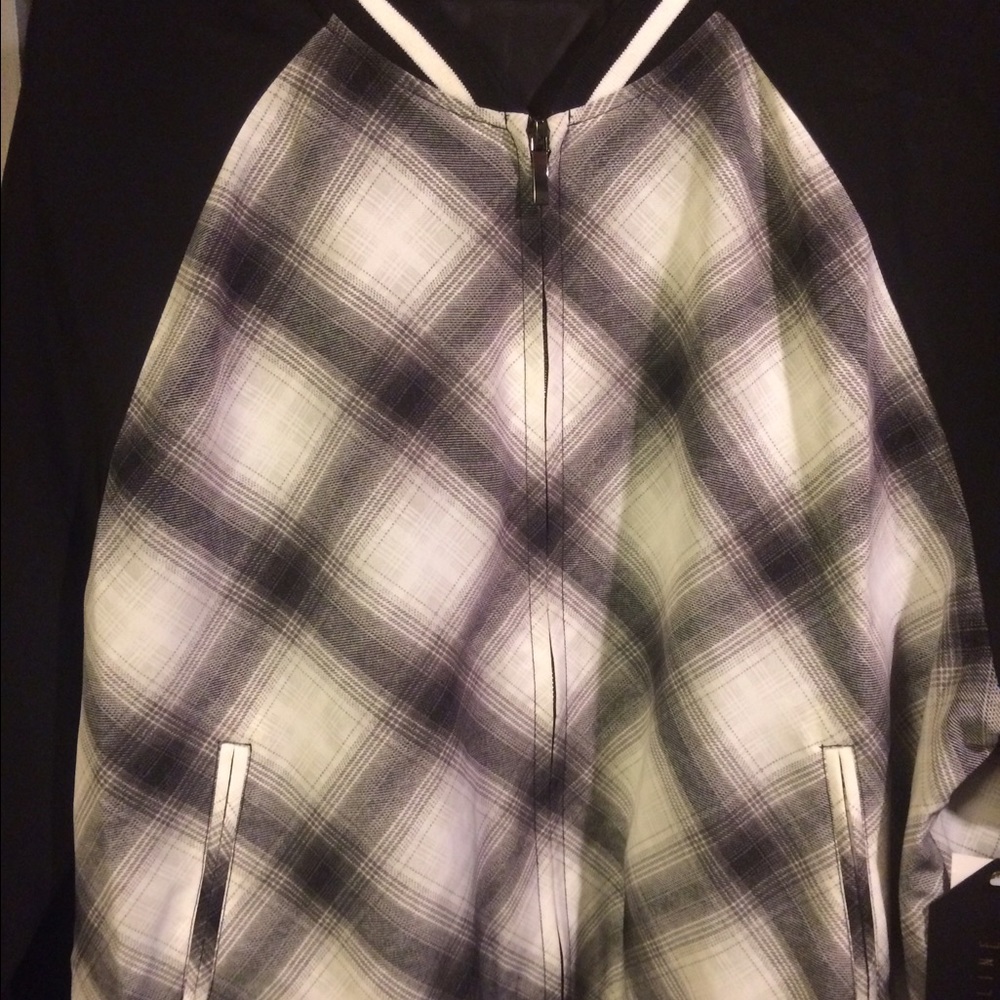 Plaid bomber Jacket