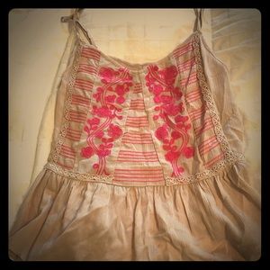 Embroidered top