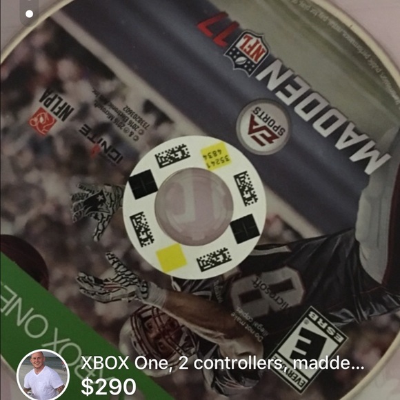 XBOX ONE, 2 controllers, 3 games, and headset - Picture 4 of 5