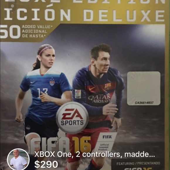 XBOX ONE, 2 controllers, 3 games, and headset - Picture 5 of 5