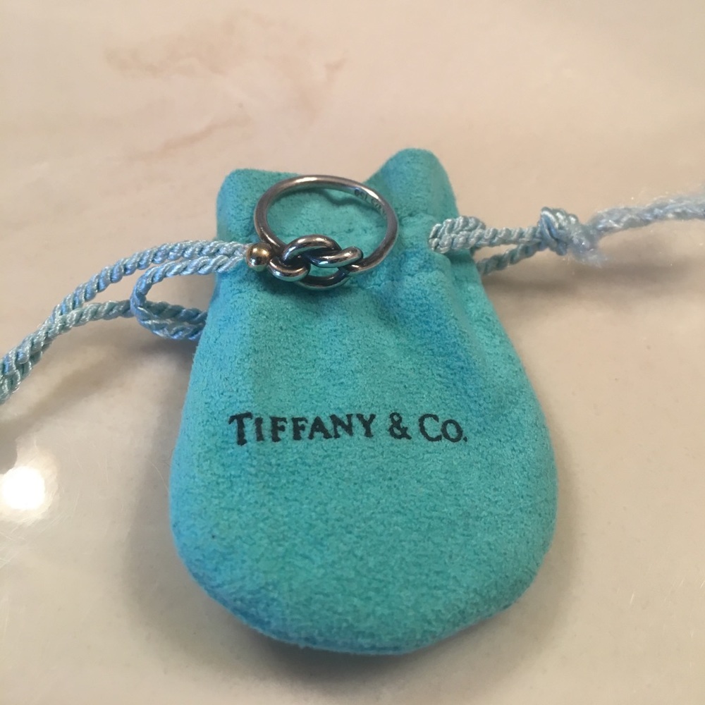 Tiffany & Co Love Knot Ring 18k gold & 925 silver