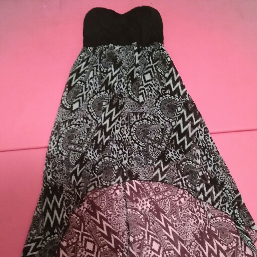 Black and white dress