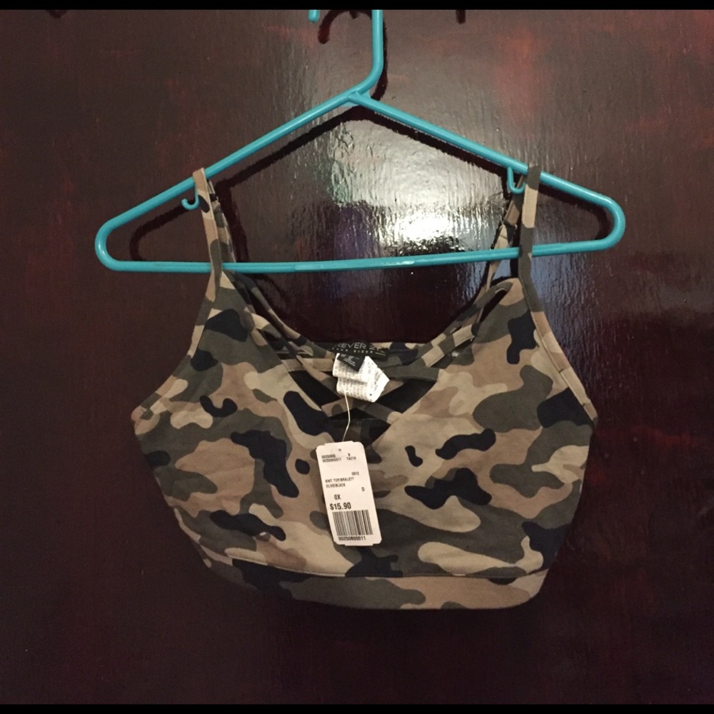 NWT Camo Bralette