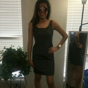 Ann Taylor Loft, Silk, Sleeveless Dress, Gray, 2P