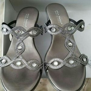 New  silver shoes size 6.5