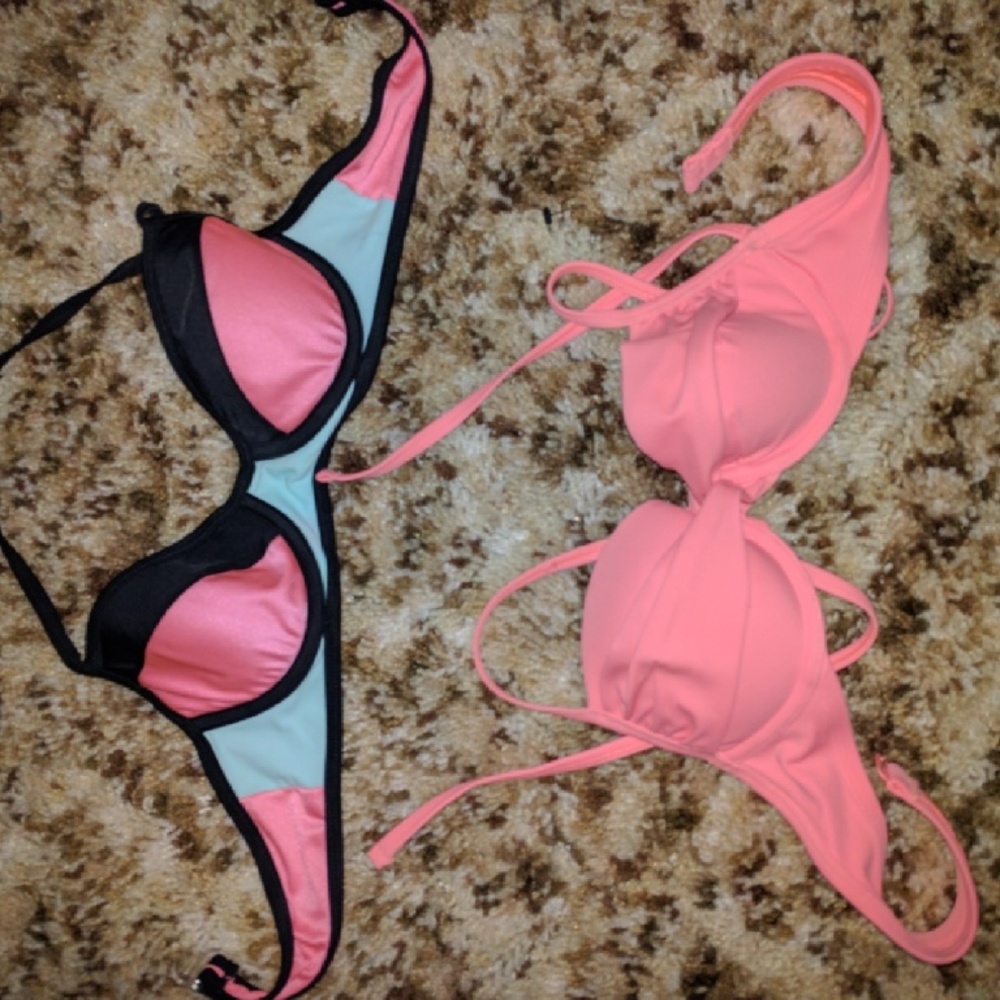 Two bikini tops for the price of one