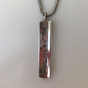 Tiffany & Co. return to Tiffany bar necklace