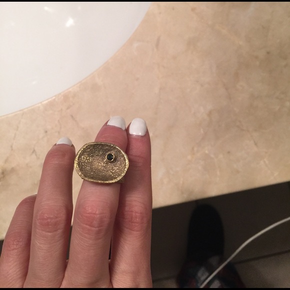 Jewelry - Melinda Maria pod ring with black stone