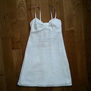 Lilly Pulitzer White Eyelet Mini Dress