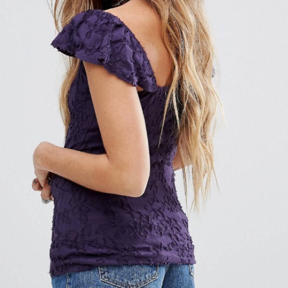⚡️💥SALE 1hr! free people offshoulder NWT top - Picture 3 of 6