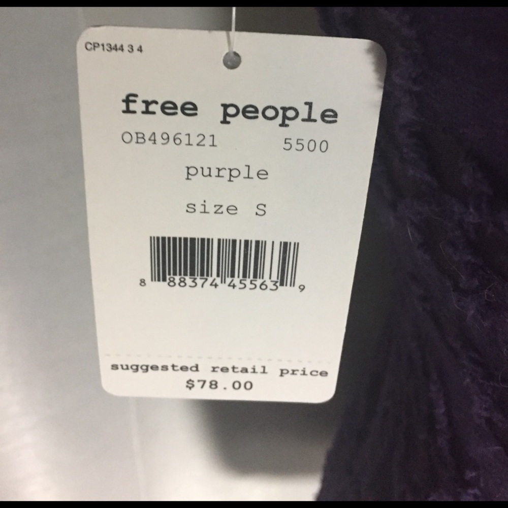 ⚡️💥SALE 1hr! free people offshoulder NWT top - Picture 6 of 6