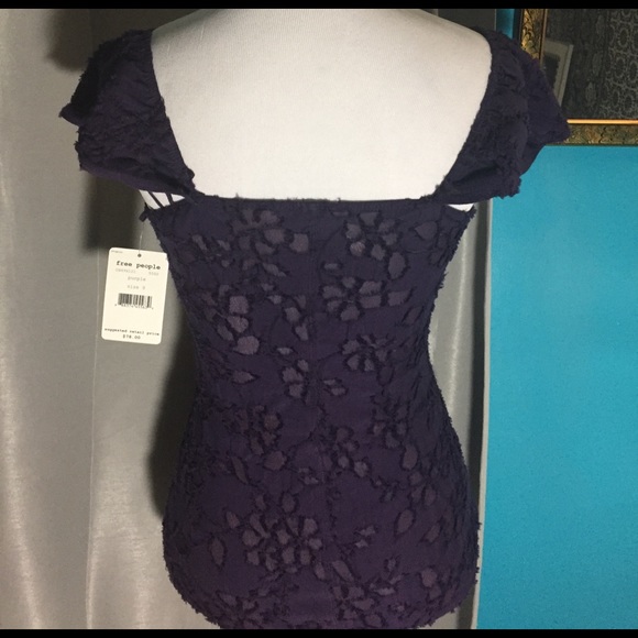 ⚡️💥SALE 1hr! free people offshoulder NWT top - Picture 5 of 6