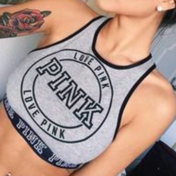 PINK Victoria's Secret Other - SUPER cute Racerback Sports bra !🖤🖤🖤