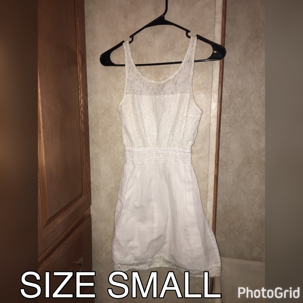 White lace dress