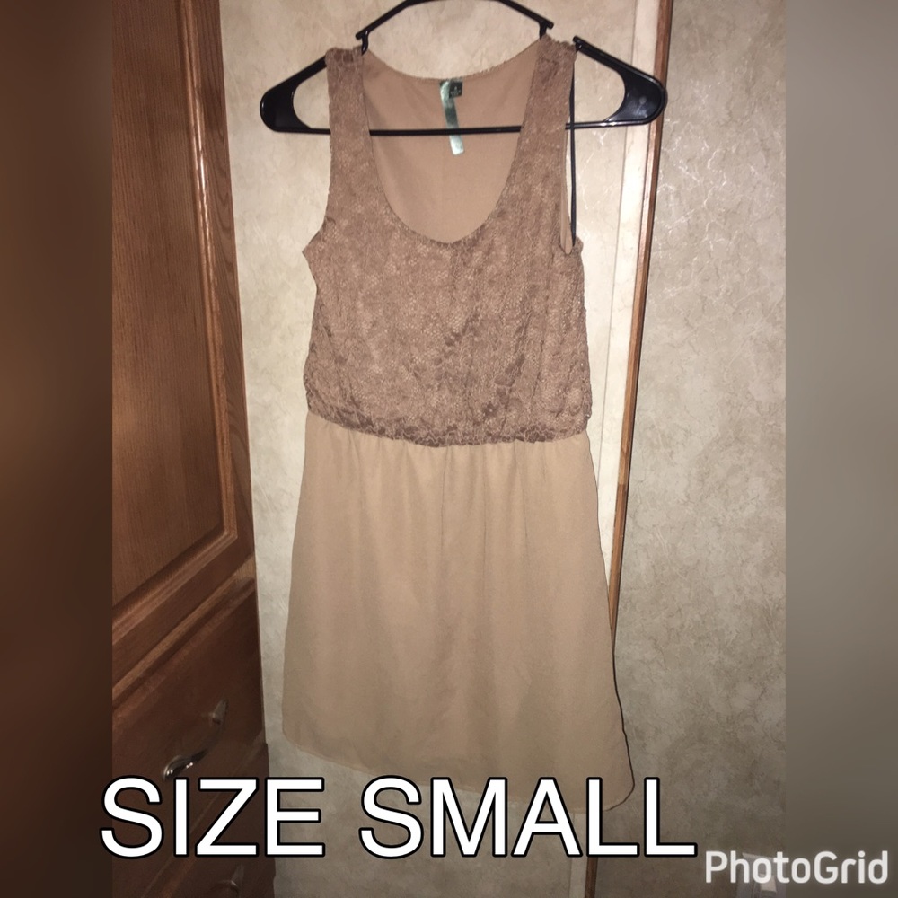 Tan Boutique Dress