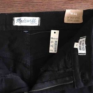 Madewell black high waisted jeans