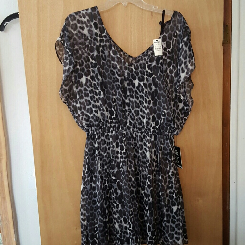Leopard print dress