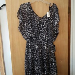 Leopard print dress