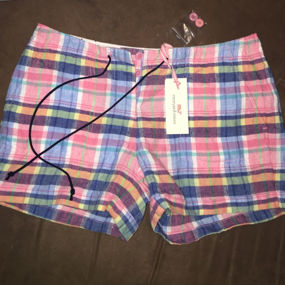 Vineyard Vines "Harbor Madras" Shorts NWT