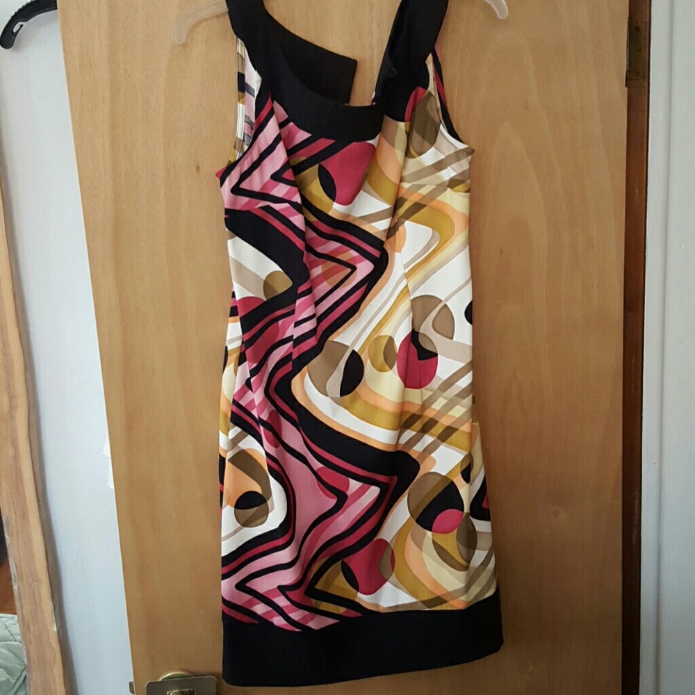 A line print dress