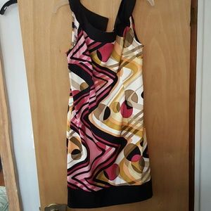A line print dress