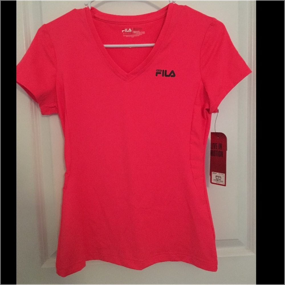 FILA work out top - Bright Coral