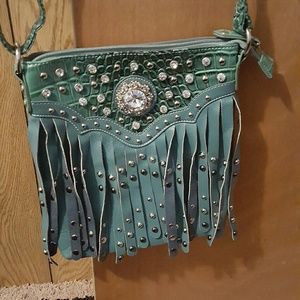 Turquoise/green purse