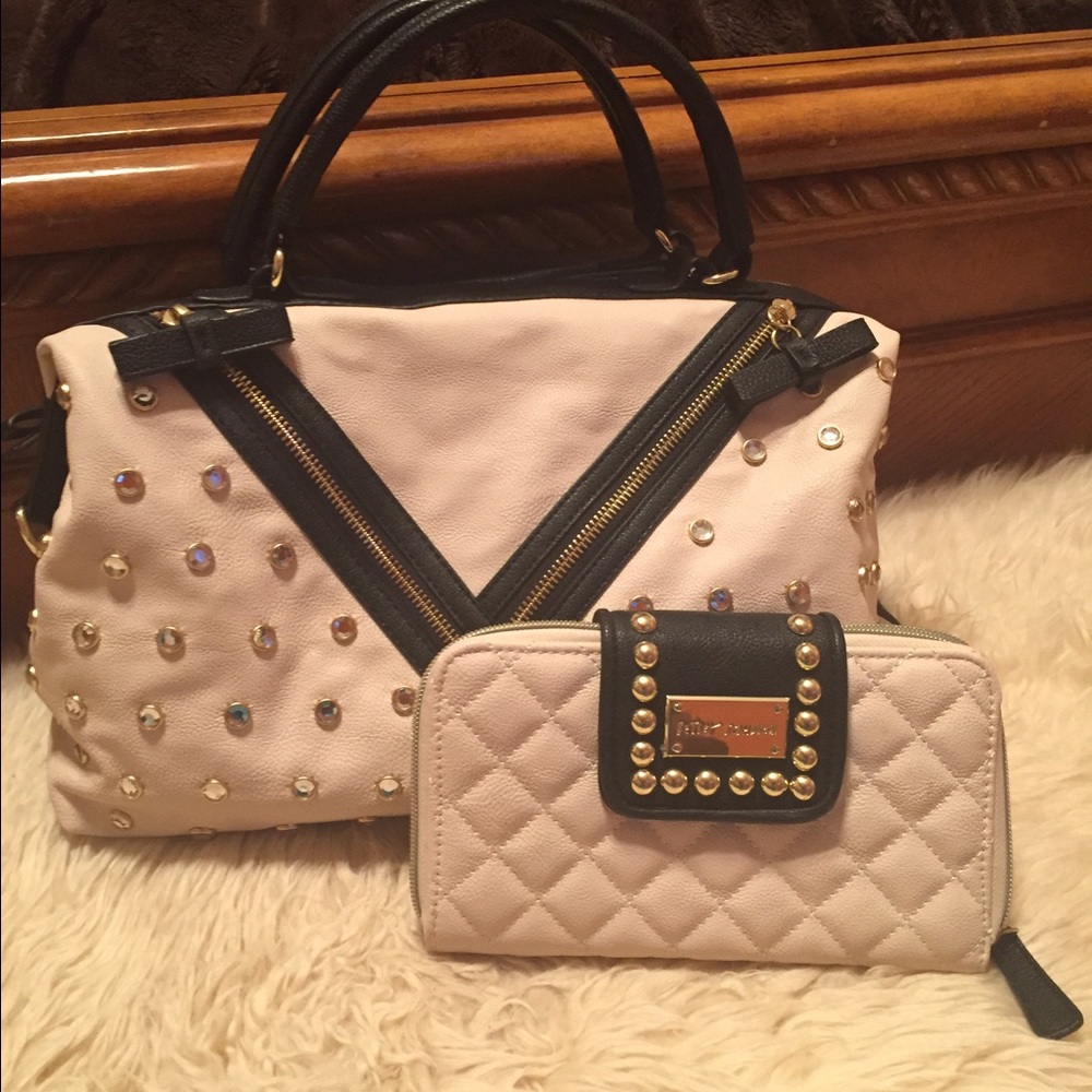 Betsy Johnson bag and matching wallet