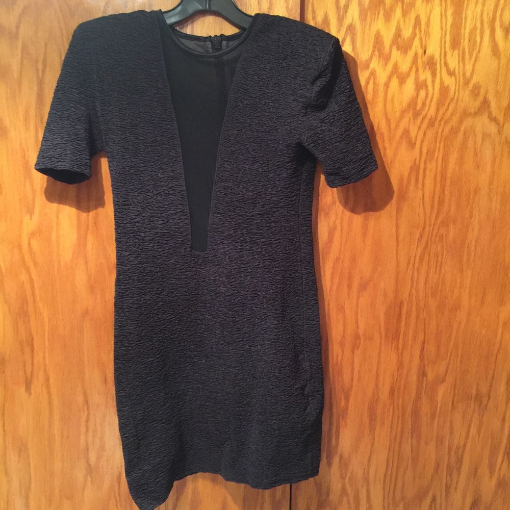 Brian Lichtenberg Black scuba dress
