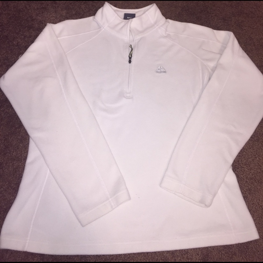 White Nike 1/4 Zip