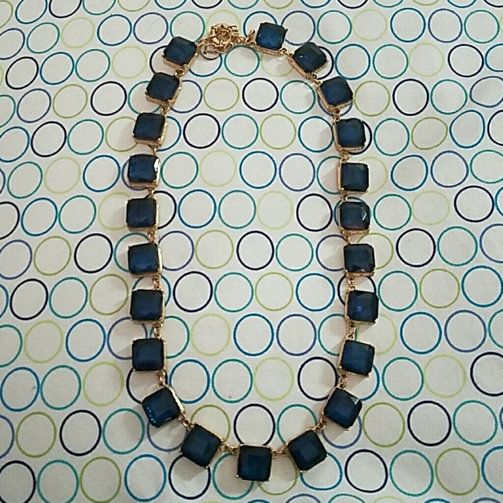 Blue Statement Necklace