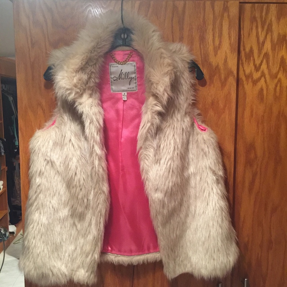 Milly faux fur Vest