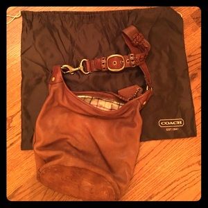 Brown Coach Hobo Bag